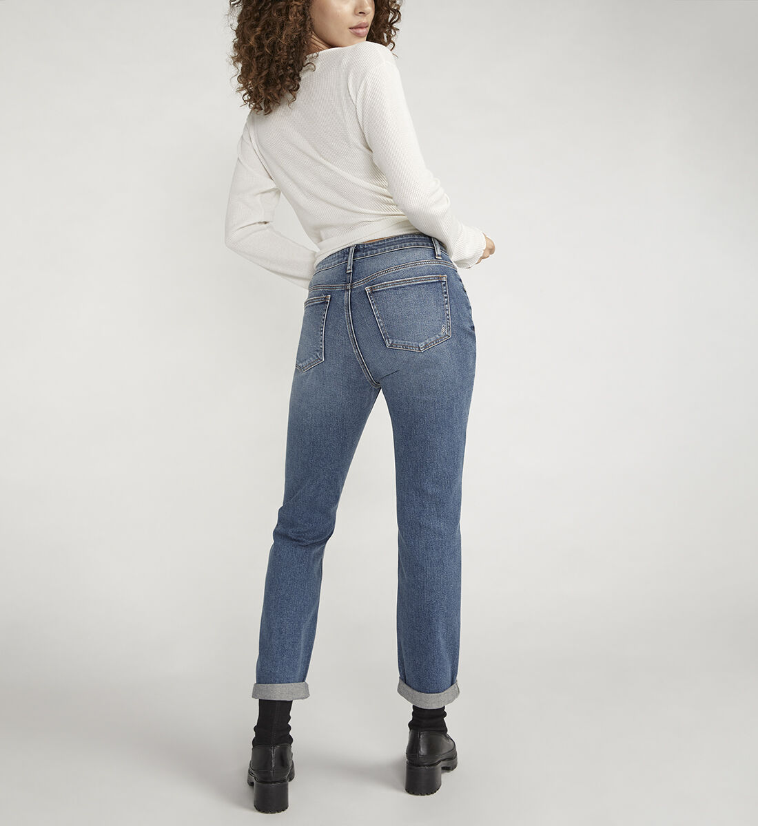 Slim leg jeans top