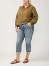 Suki Mid Rise Luxe Stretch Capri Plus Size image number 2
