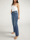 Highly Desirable High Rise Straight Leg Jeans image number 2