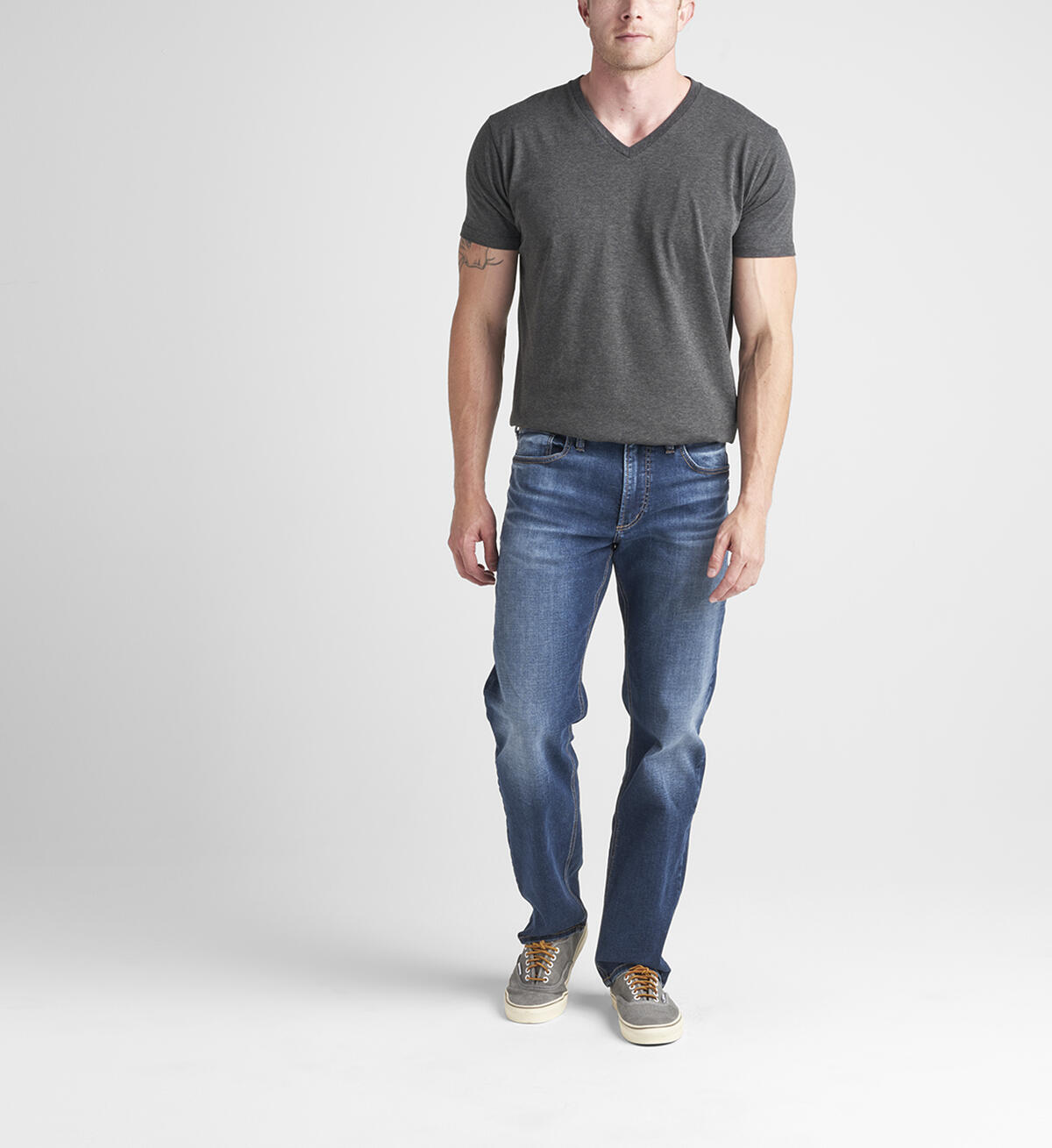 Eddie Relaxed Fit Tapered Leg Jeans, , hi-res image number 0