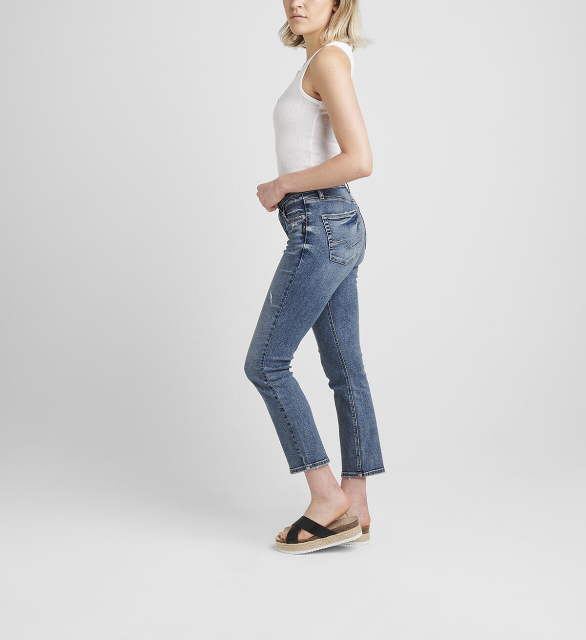 Avery High Rise Straight Crop Jeans, , hi-res image number 2