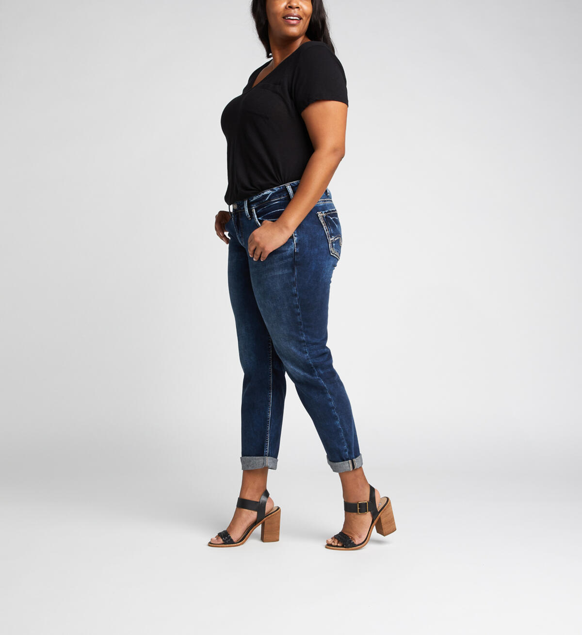 Mid-Rise Boyfriend Jeans, , hi-res image number 2