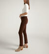 Suki Mid Rise Straight Leg Corduroy Pant, Chocolate, hi-res image number 2