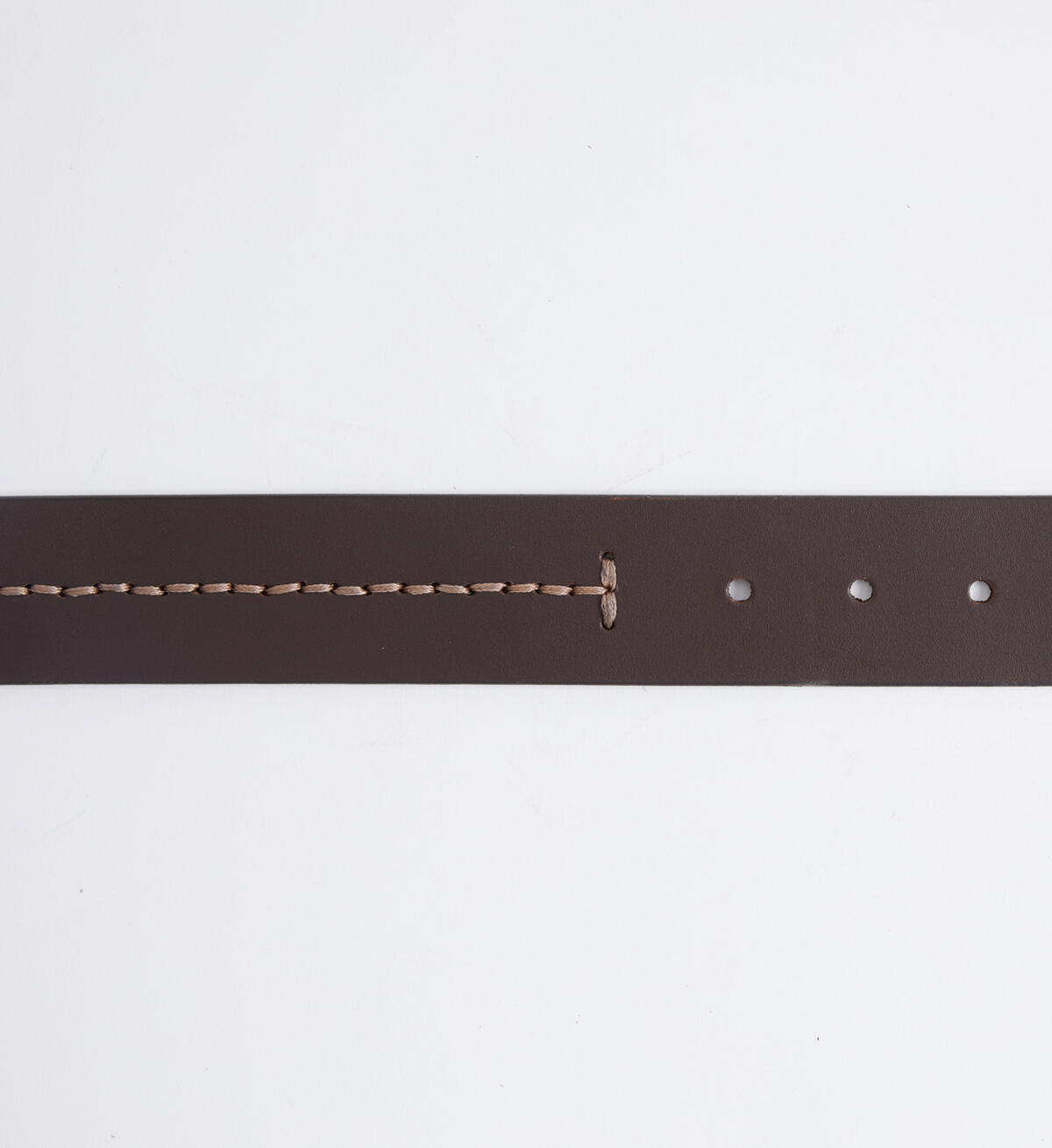 Contrast Stitch Leather Mens Belt, , hi-res image number 1