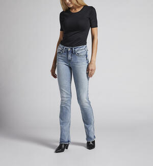 Suki Mid Rise Slim Bootcut Jeans