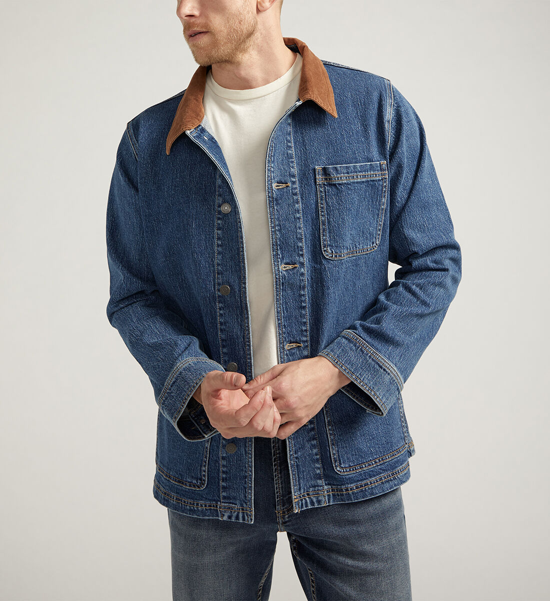 Buy Denim Chore Jacket for CAD 128.00 Silver Jeans CA New