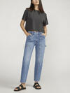 High Rise Straight Leg Carpenter Jeans image number 0