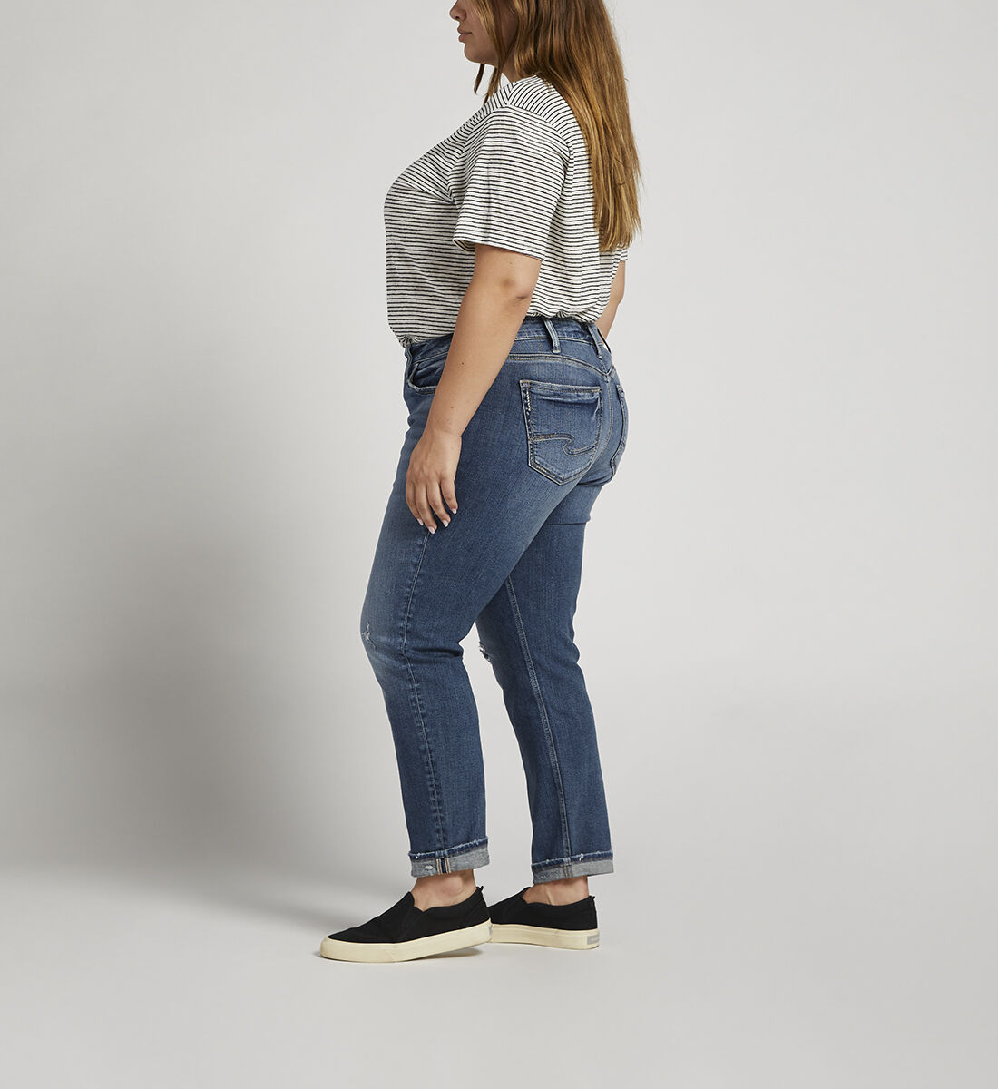 Plus size boyfriend jeans canada best sale