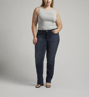 Suki Mid Rise Slim Bootcut Jeans Plus Size