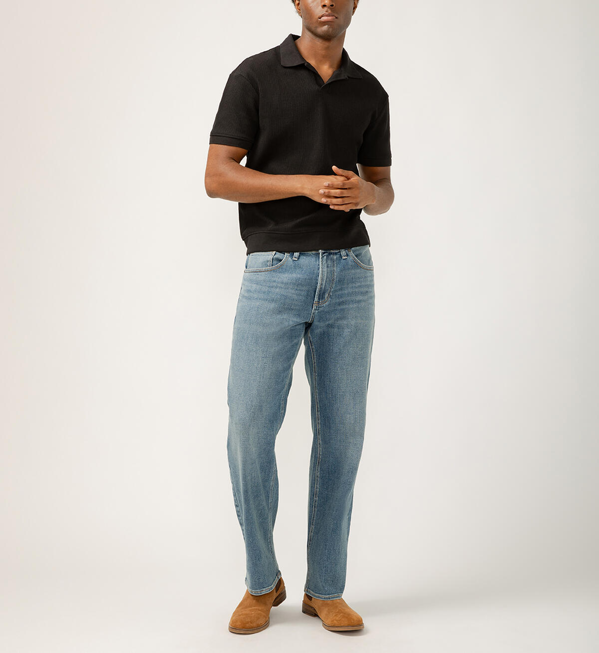 Gordie Relaxed Fit Straight Leg Jeans, , hi-res image number 0