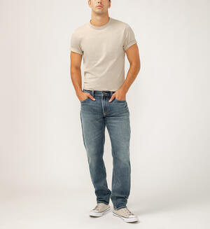 Eddie Classic Athletic Fit Tapered Leg Jeans
