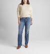 Elyse Mid Rise Slim Bootcut Jeans Plus Size, , hi-res image number 0