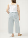 Be Easy High Rise Wide Leg Cropped Jeans Plus Size image number 1