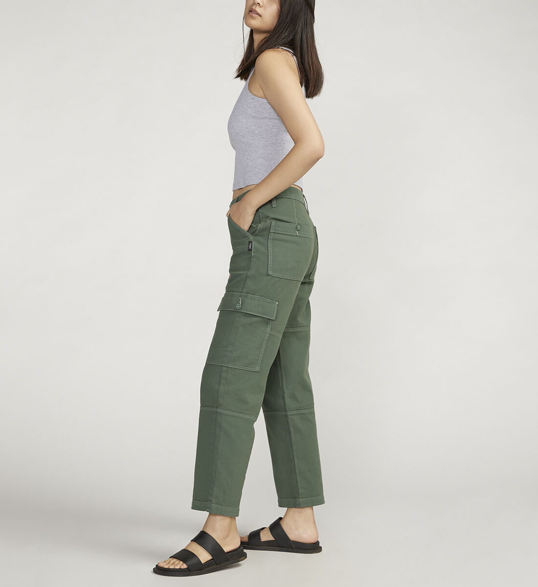 Silver jeans cargo pants hot sale