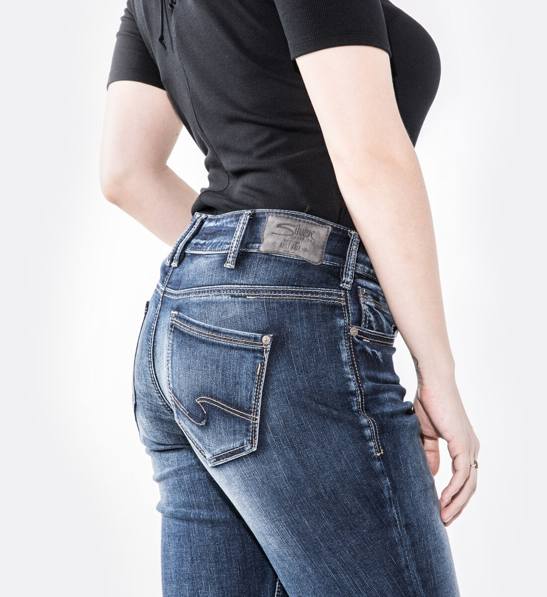 Suki super sales skinny silver jeans