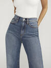 Highly Desirable High Rise Trouser Leg Jeans image number 3