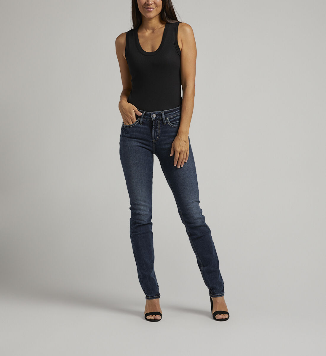 Skinny straight leg jeans outlet