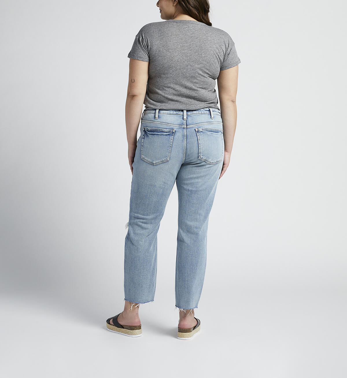 Beau Mid Rise Slim Leg Jeans Plus Size, , hi-res image number 1
