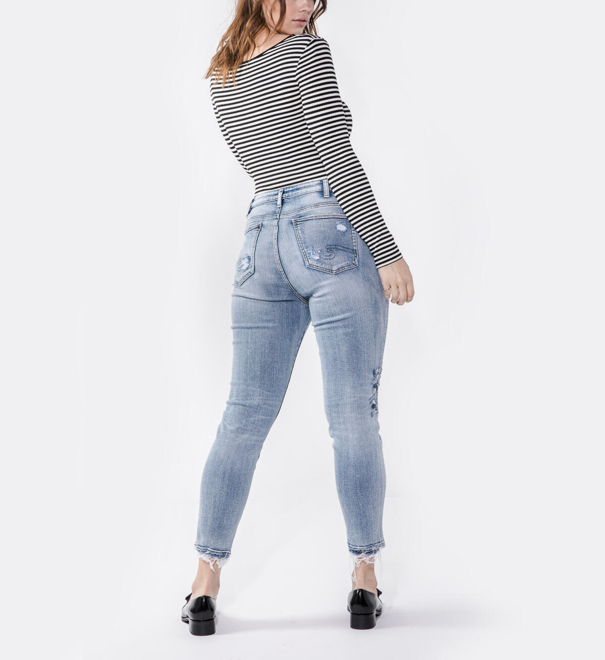 Izzy Ankle Skinny Light Wash, , hi-res image number 1