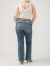 Suki Mid Rise Trouser Leg Jeans Plus Size image number 1