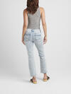 Suki Mid Rise Straight Crop Jeans image number 1