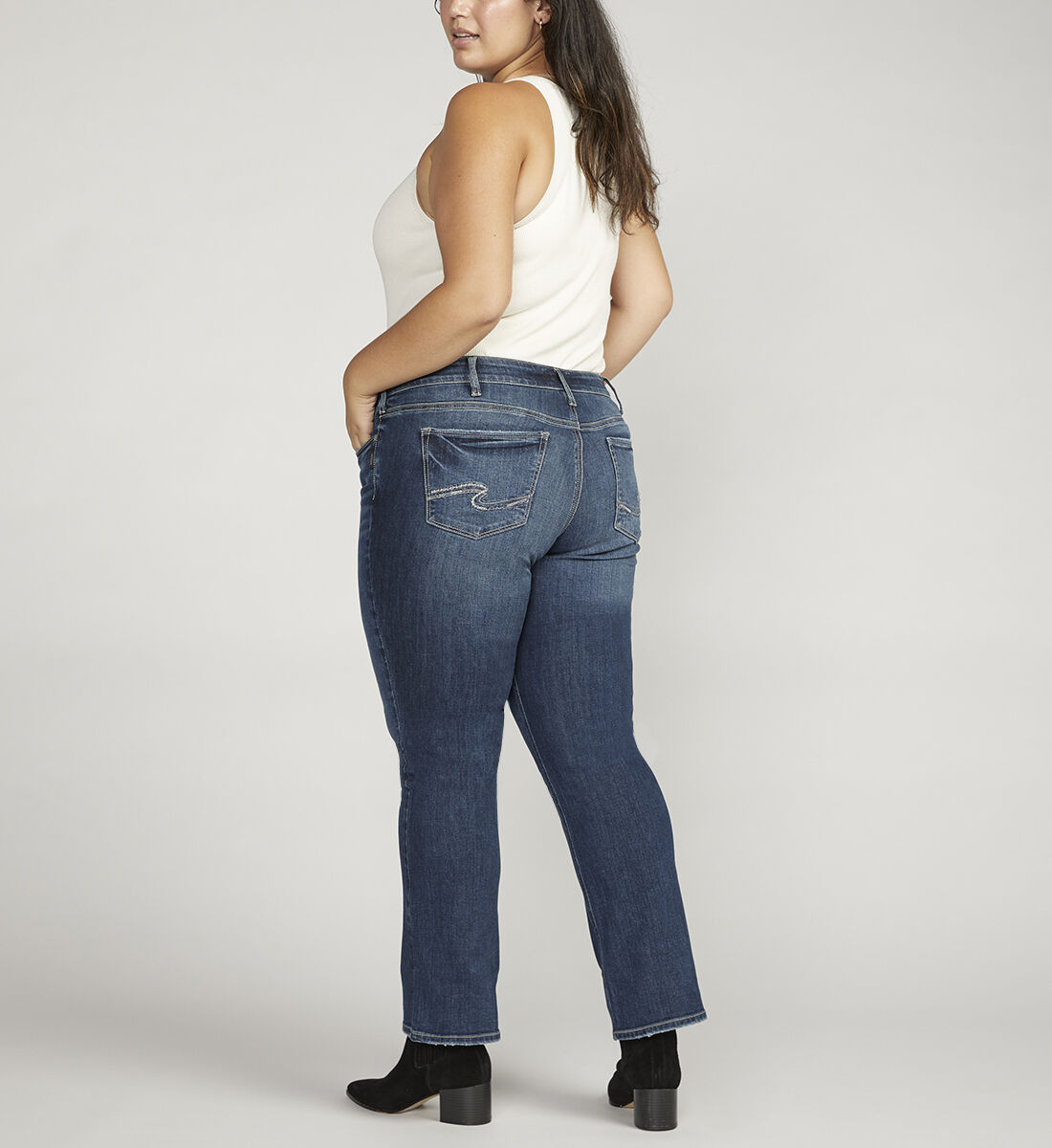 Buy Suki Mid Rise Slim Bootcut Jeans Plus Size for CAD 58.00