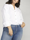 Elyse Mid Rise Straight Leg Crop Jeans Plus Size image number 3