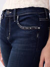 Elyse Mid Rise Slim Bootcut Luxe Stretch Jeans image number 3