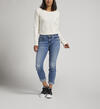 Boyfriend Mid Rise Slim Leg Jeans, Indigo, hi-res image number 0