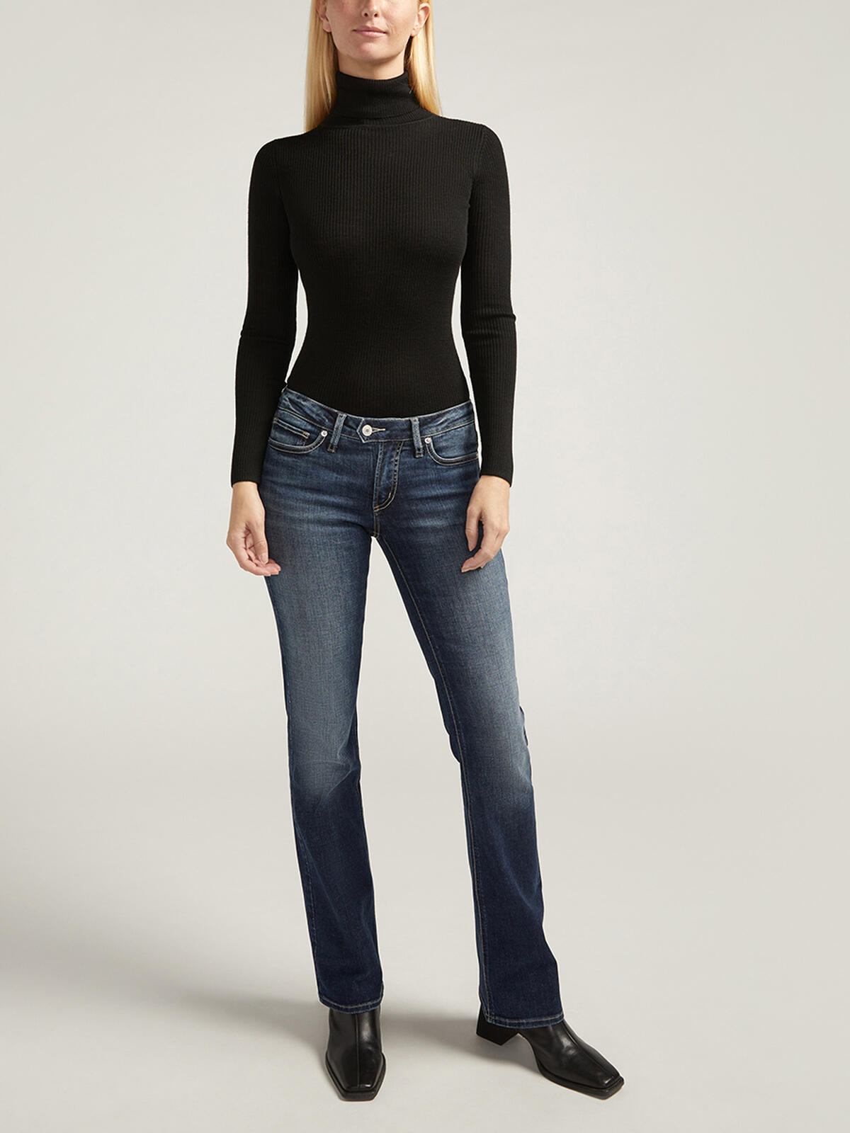 Tuesday Low Rise Slim Bootcut Luxe Stretch Jeans image number 0
