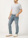 Eddie Classic Athletic Fit Tapered Leg Jeans image number 2
