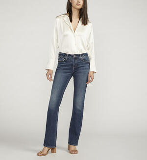 Elyse Mid Rise Slim Bootcut Jeans