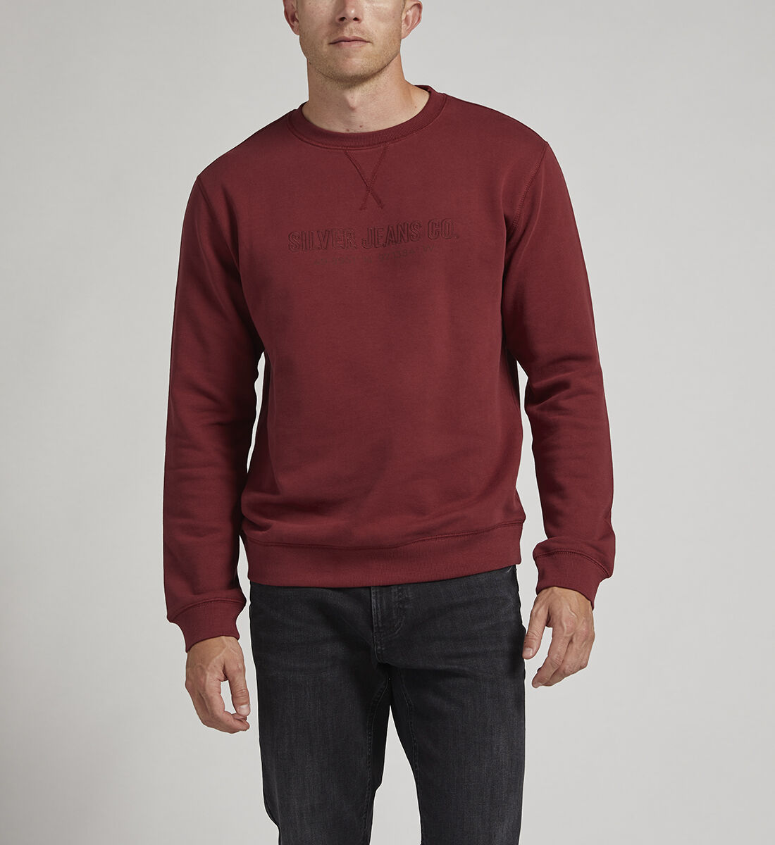 Buy Mens Crewneck Sweatshirt for CAD 68.00 Silver Jeans CA New