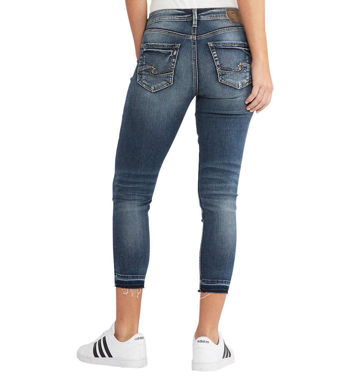 Avery Skinny Crop Dark Wash, , hi-res image number 1