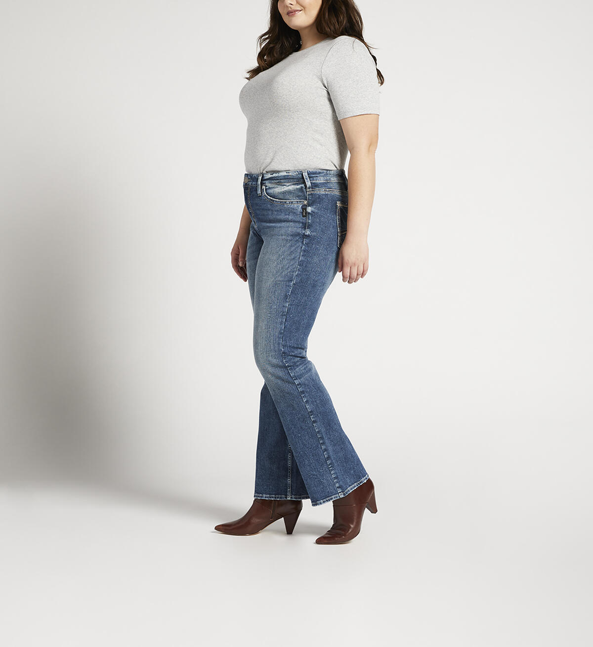Suki Mid Rise Bootcut Jeans Plus Size, , hi-res image number 2