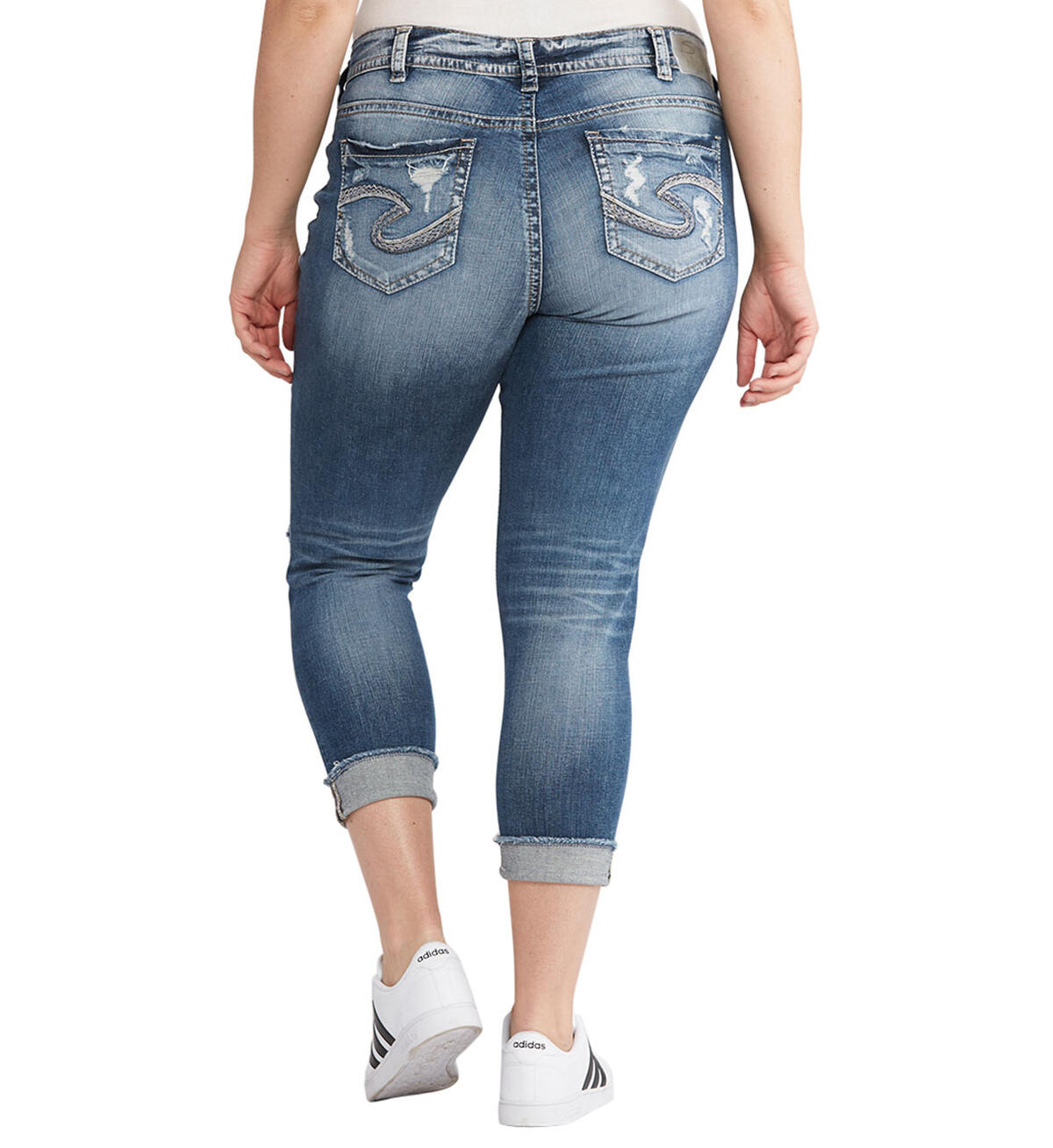 Suki Skinny Crop Medium Wash, , hi-res image number 1