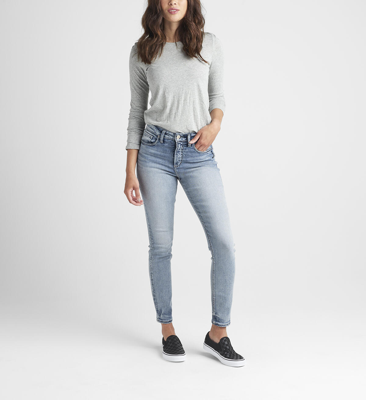 Avery High Rise Skinny Jeans, , hi-res image number 0