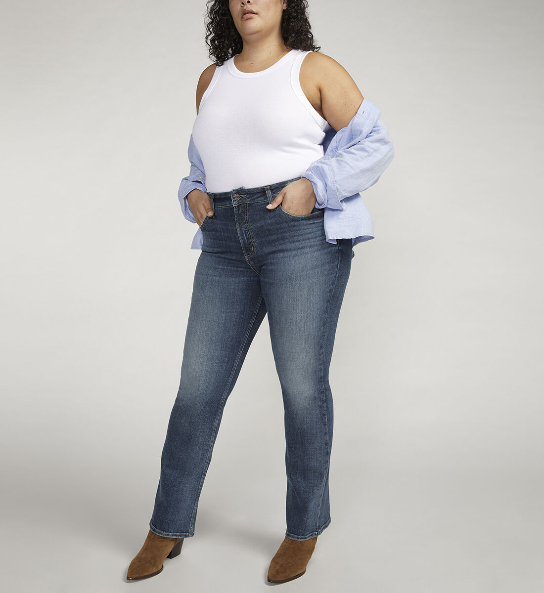 Buy Avery High Rise Slim Bootcut Jeans Plus Size for CAD 98.00