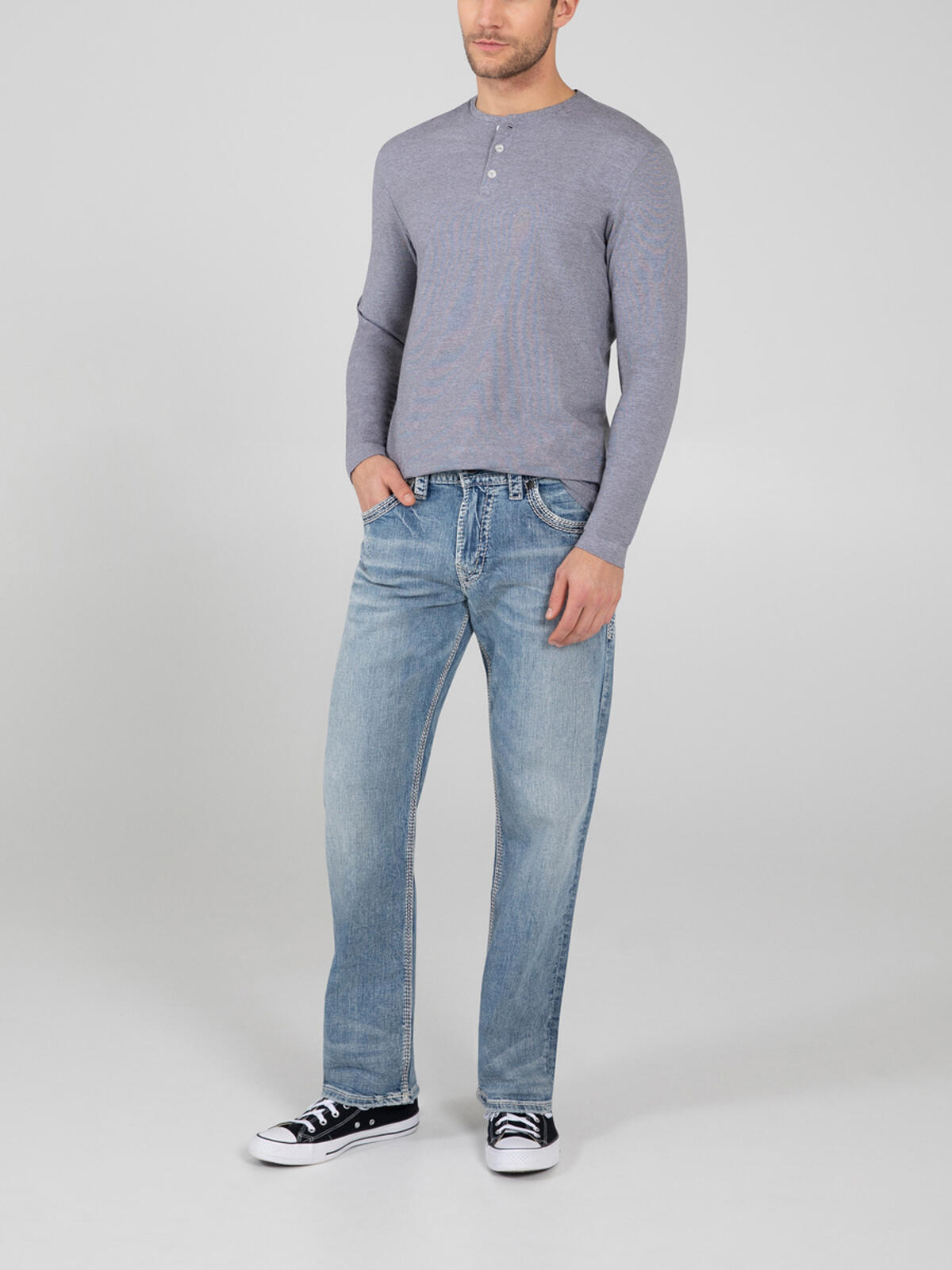 Gordie Loose Fit Straight Leg Jeans image number 0