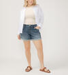 Boyfriend Mid Rise Shorts Plus Size, , hi-res image number 0