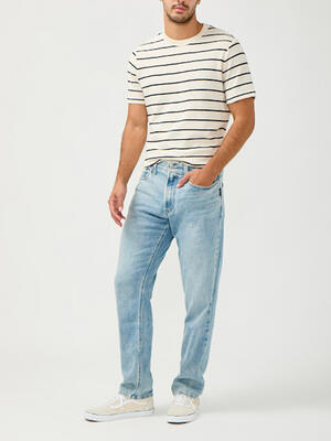Eddie Classic Athletic Fit Tapered Leg Jeans