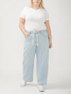 Be Easy Straight Leg Drawstring Jeans Plus Size image number 0