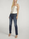 Suki Mid Rise Straight Leg Jeans image number 2