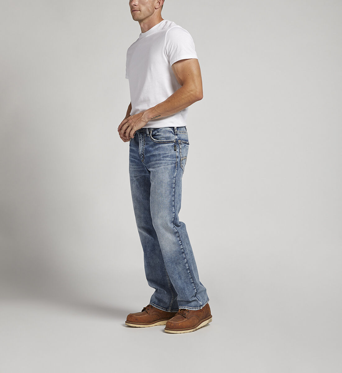 Mens slim straight leg jeans hotsell