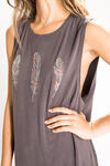 Feather Emb Tank, , hi-res image number 2