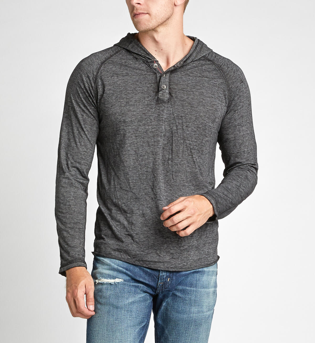 Kyles Long-Sleeve Hooded Henley, , hi-res image number 0