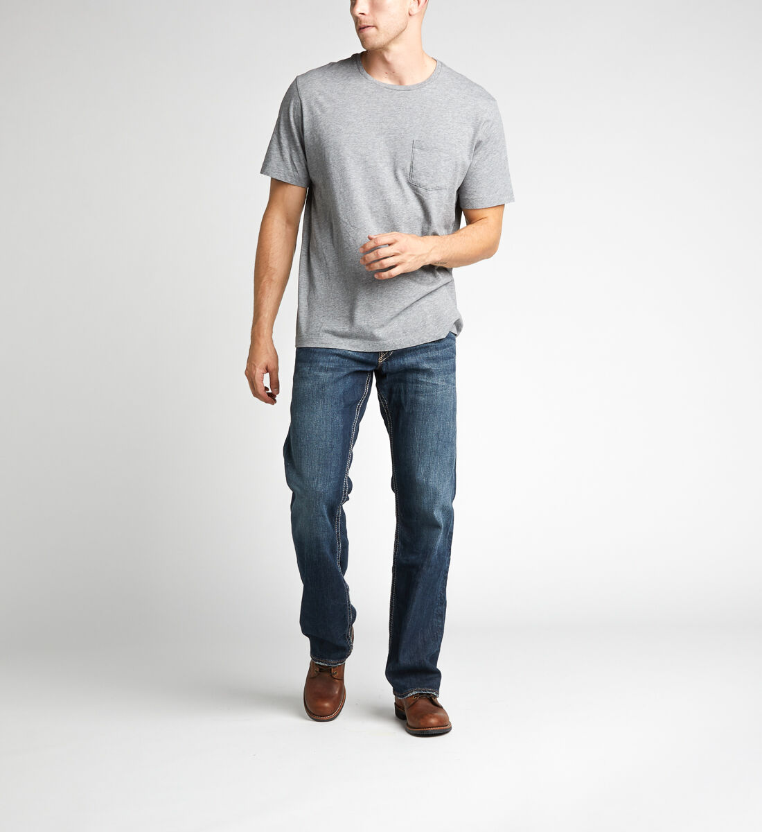 Mens silver 2025 jeans zac