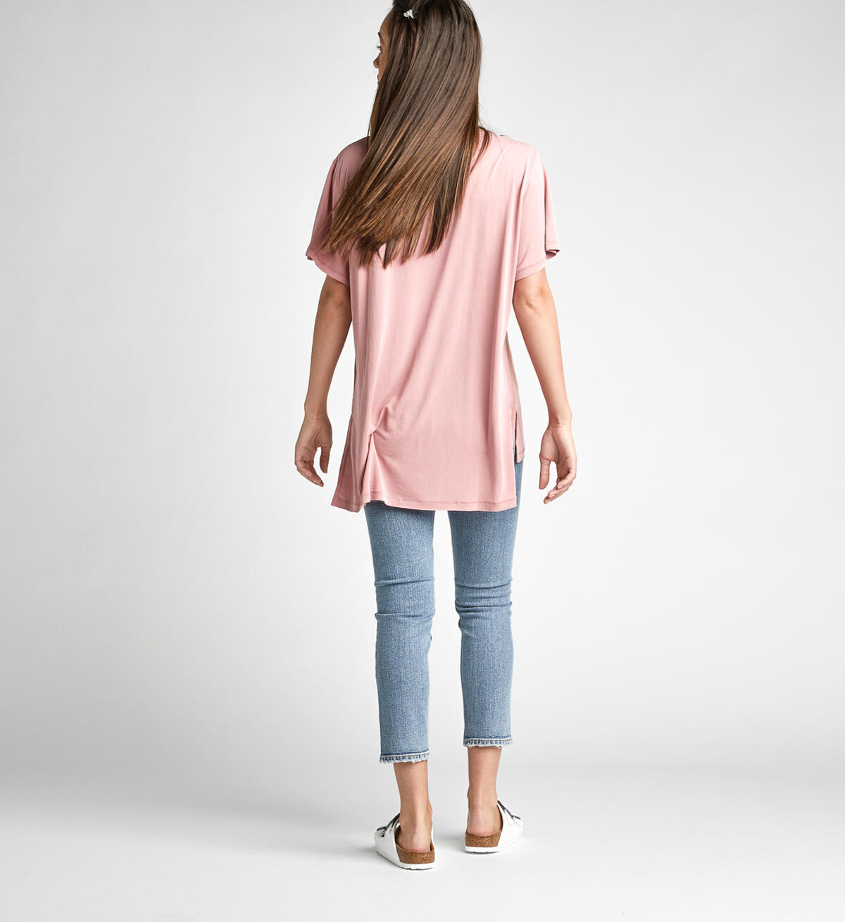 Alua Split-Seam High-Low Tee, , hi-res image number 2