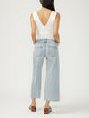 Suki Mid Rise Cropped Wide Leg Jeans image number 1