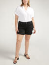 Boyfriend Mid Rise Shorts Plus Size image number 0